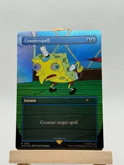 Counterspell 1933 Rainbow Foil Spongebob Secret lair Drop SLD MTG NM - Image 1