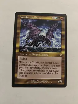 Crosis, the Purger #242 (LP) Invasion INV Magic MTG - Image 1