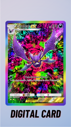 Crobat EX Rainbow Wisdom Of Sea And Sky Pokemon TCG Pocket 2 Star ⭐⭐ (English) - Image 1