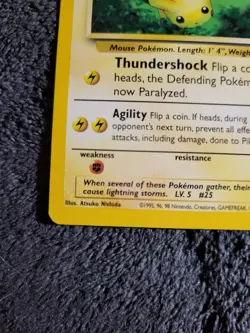 1999 Pokemon Black Star Promo Pikachu #1 NM/LP Wizards of the Coast WotC - Image 3