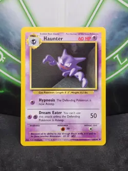 Pokemon Haunter 29/102 Base Set Uncommon NM - Image 1