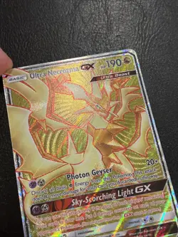 Pokemon TCG Ultra Necrozma GX Full Art 127/131 Sm-Forbidden Light Holo - LP - Image 3