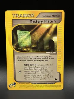 Mystery Plate Gamma 135/144 Pokemon Skyridge NM - 0128 - Image 1