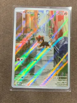 2025 Pokemon Litleo 139/132: Mega Evolution Illustration Rare Holo - Image 1