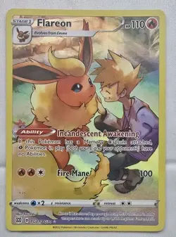 Pokemon TCG - Flareon TG01/TG30 Brilliant Stars Trainer Gallery Holo | NM - Image 1