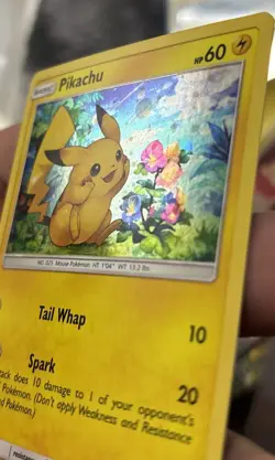 Pokemon TCG Pikachu SM86 Cosmos Holo Black Star Promo Sun & Moon English 2017 - Image 2