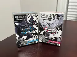 Pokemon Black Bolt and White Flare Booster Bundle Set of 2 Sealed - Image 1