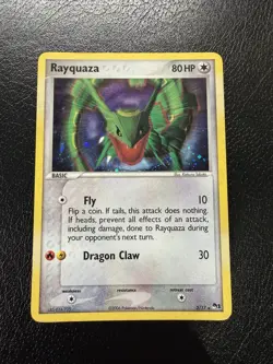 Rayquaza 3/17 - Holo Rare - Pop Series 1 Pokemon TCG LP/MP - Image 2