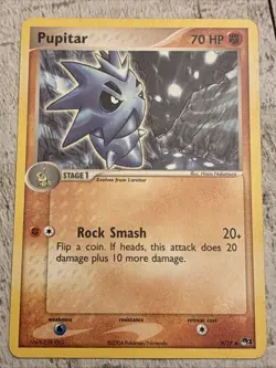 Pupitar 9/17 Uncommon Pokemon TCG Pop Series 1 Excellent Condition - Image 1