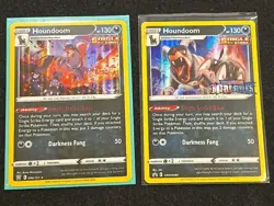 Pokemon Houndoom Lot SWSH090 battle styles Stamp pre-release Black ☆ Promo ++++ - Image 3