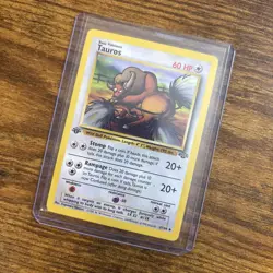 Pokemon TCG Tauros 1st Edition Jungle 47/64 LP - Image 3