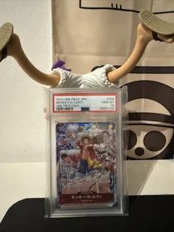 Monkey D Luffy ST10-006 PSA 10 Japanese Promo One Piece Day 24 - Image 1