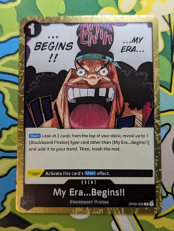 My Era.Begins!! OP09-096 R Emperors in the New World One Piece TCG Card - Image 1