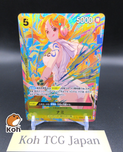 Nami SR OP08-106 Promotion Pack Ex Vol. 3 Promo Parallel Japanese ONE PIECE Card - Image 1
