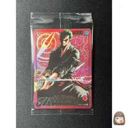 [Sealed] Roronoa Zoro ONE PIECE Japanese OP01-001 Gold Text Leader Card LM53 - Image 1