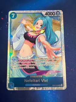 ONE PIECE Card Nefeltari Vivi EB04-025 SR OP14 NM/M Pack Fresh - Image 1