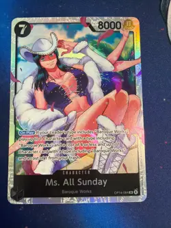ONE PIECE Card Ms. All Sunday OP14-084 SR OP14 NM/M Pack Fresh - Image 1