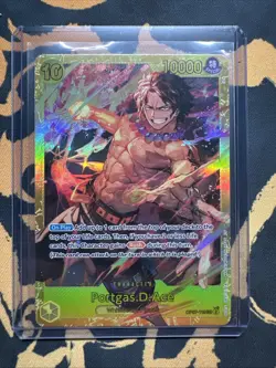 One Piece CCG Portgas.D.Ace Foil Card OP07-119 500 Years in the Future English - Image 1