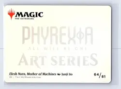 Phyrexia: All Will Be One #64 Elesh Norn, Mother of Machines Art Card - Image 2