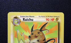 Raichu First Edition Fossil Non Holo Pokemon Card | LP - NM - Image 2
