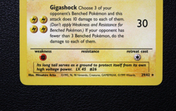 Raichu First Edition Fossil Non Holo Pokemon Card | LP - NM - Image 3