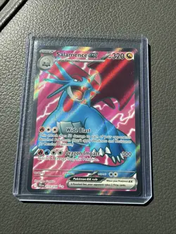Pokemon TCG Salamence EX Full Art Holo Ultra Rare Card 177/159 Journey Together - Image 1