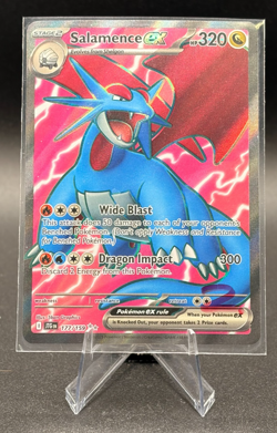 Pokemon TCG Salamence EX Full Art Holo Ultra Rare Card 177/159 Journey Together - Image 1