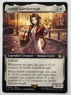 MTG Aerith Gainsborough 0004 Final Fantasy Regular Rare - Image 1
