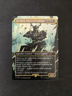 Jin Sakai, Ghost of Tsushima MTG SLD **RAINBOW FOIL** (NM) x1 - Image 2