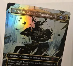 Jin Sakai, Ghost of Tsushima MTG SLD **RAINBOW FOIL** (NM) x1 - Image 4