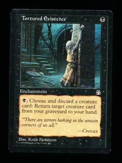 * * 1x Tortured Existence x1 * * Stronghold MTG VLP Very Lightly Played - Image 1