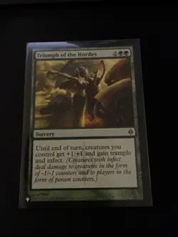 MTG 1x Triumph of the Hordes 123 The List - New Phyrexia Magic Gathering x1 NM - Image 1