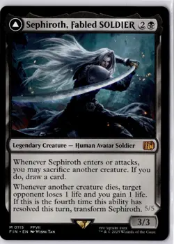 Sephiroth, Fabled SOLDIER Final Fantasy Regular NM M 0115 - Image 1