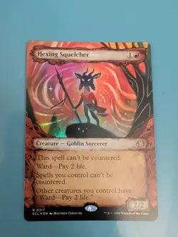 Hexing Squelcher (Showcase) Lorwyn Eclipsed Foil, 0317 - Ships now! NM - Image 1
