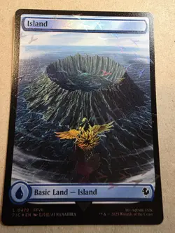 Island - #479 (Chocobo Track Foil) Commander: Final Fantasy - Mtg - Image 1