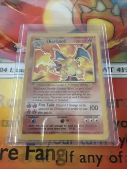 Pokemon TCG Charizard Base Set 4/102 Holo Unlimited Holo Rare - Image 1