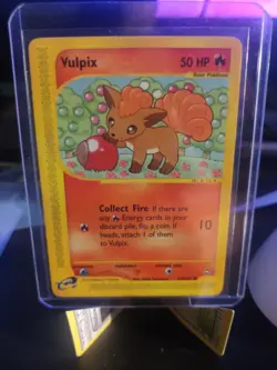 Pokemon TCG Vulpix 116/147 Aquapolis Regular Non-Holo Common - Image 1