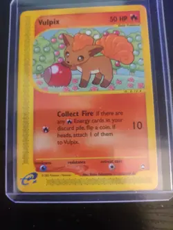 Pokemon TCG Vulpix 116/147 Aquapolis Regular Non-Holo Common - Image 4