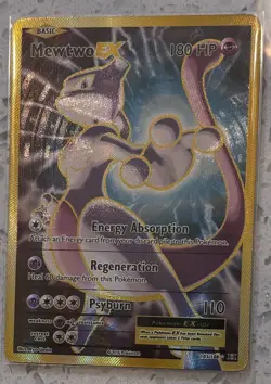 Pokemon Mewtwo EX (Full Art) Ultra Rare XY - Evolutions 103/108 NM - Image 1
