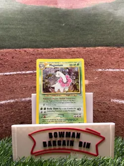 Pokemon TCG Meganium Neo Genesis 10/111 Holo Unlimited Rare LP - Image 1