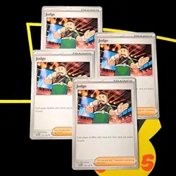 4x Pokemon TCG Judge Scarlet & Violet Base Set 176/198 Regular Uncommon Playset - Image 1