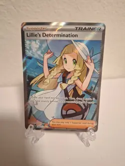 Pokemon TCG Holo Ultra Rare Full Art Lillie Determination 169/132 - Image 1