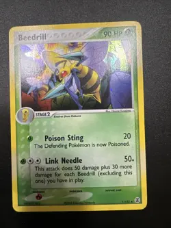 2004 POKEMON EX FIRE RED & LEAF GREEN 1 BEEDRILL-HOLO - Image 3