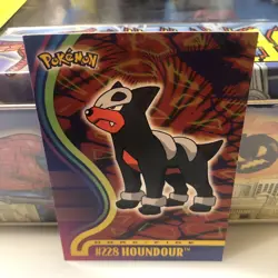 2001 Topps Pokemon TV Johto League Champions Non Holo Foil #228 Houndour - Image 3