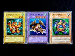 🔥 YUGIOH • BABY DRAGON • THOUSAND DRAGON • TIME WIZARD • SDJ • SET • NM 🔥 - Image 1