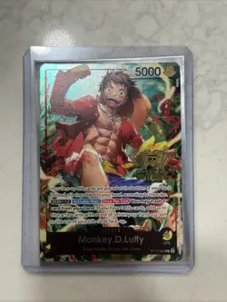 Monkey.D.Luffy (2nd Anniversary Tournament) ST13-003 One Piece Promotion... - Image 1