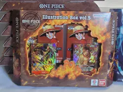 2 BANDAI ONE PIECE ILLUSTRATION BOX VOL 5 & VOL 6 FACTORY SEALED CCG TCG - Image 2