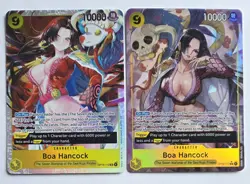 One Piece OPTCG English Boa Hancock OP14-112 SR & SR* Parallel Bundle - NM - Image 1
