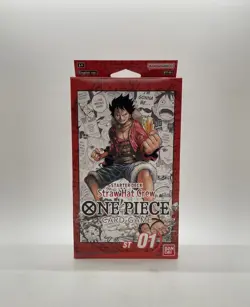 One Piece TCG Factory Sealed Starter Deck ST-01 Straw Hat Crew English Edition - Image 1