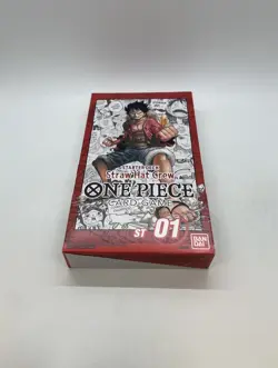 One Piece TCG Factory Sealed Starter Deck ST-01 Straw Hat Crew English Edition - Image 5